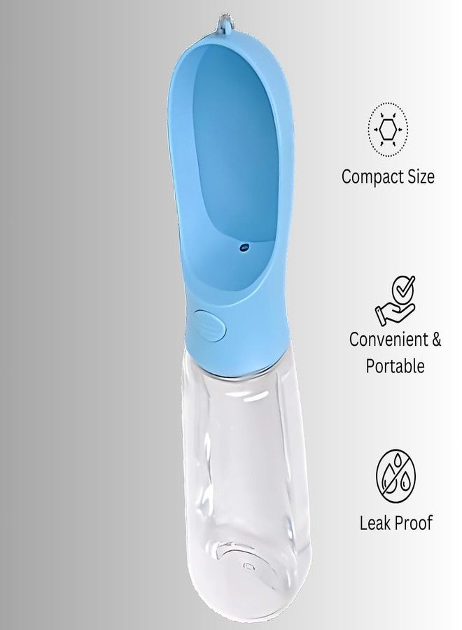 PET FUN Pet Water Feeder Bottle | Leak-Proof, Portable Water Dispenser for Pets | Ideal for Travel, Walks, Hiking, Outdoor Activities (Blue, 500ml) - Image 3